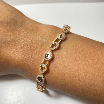 PULSERA CANDADOS ROSA