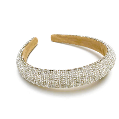 BALACA TEJIDO PERLADO DELGADA PLATEADO