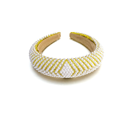 BALACA PERLAS GRUESA AMARILLA