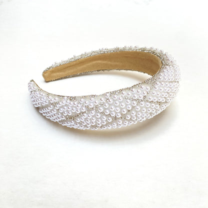 BALACA PERLAS GRUESA PLATEADA