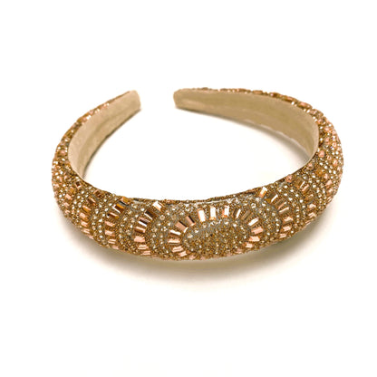 BALACA INFINITO GRUESA ORO ROSA