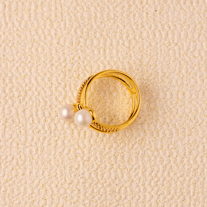 ANILLO LUNA LLENA DORADO