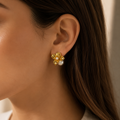 ARETES FLOR IMPERIAL