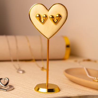 ARETES CORAZÓN VALIENTE