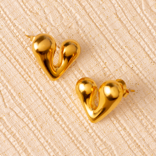 ARETES CORAZÓN VALIENTE