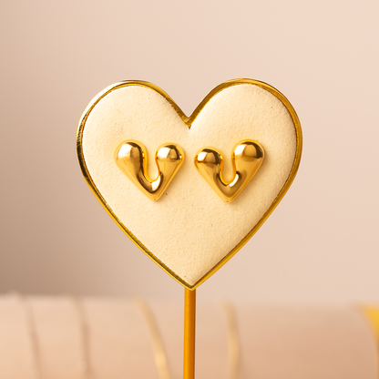 ARETES CORAZÓN VALIENTE