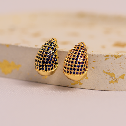 ARETES GOTA BRILLOS COLORES