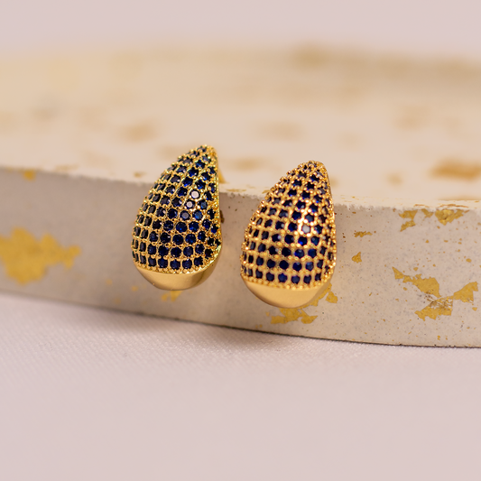 ARETES GOTA BRILLOS COLORES