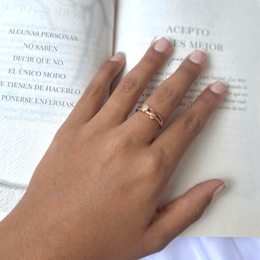 ANILLO DORADO LOVE
