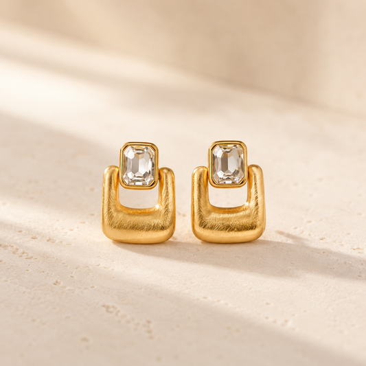 ARETES CLEO DORADO