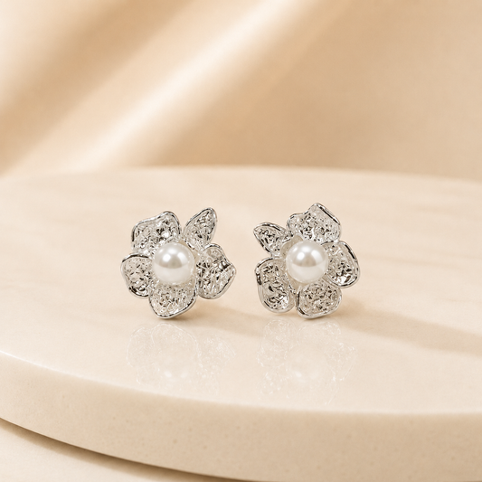 ARETES DALIA PLATEADO