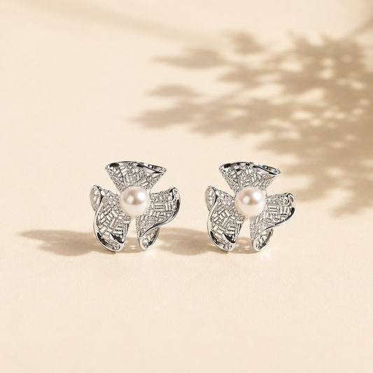 ARETES NARA PLATEADO
