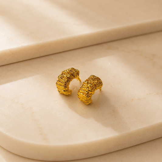 ARETES NILO DORADO