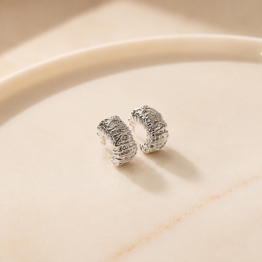 ARETES NILO PLATEADO