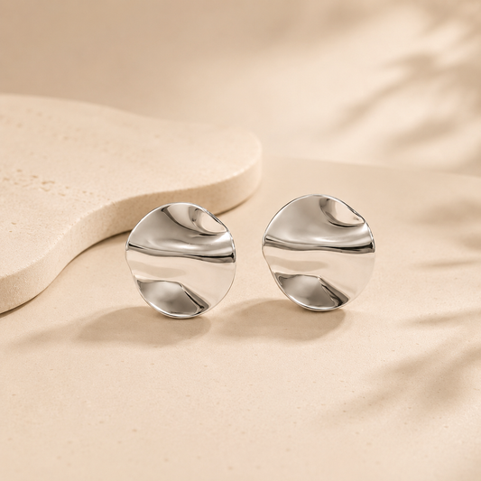 ARETES ZOE PLATEADO