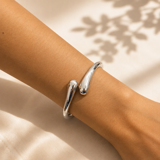 BRAZALETE ENOLA PLATEADO