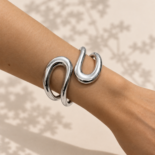 BRAZALETE MAREA PLATEADO
