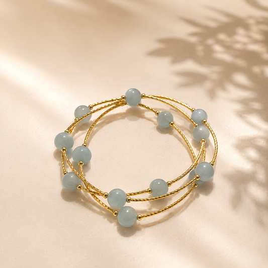 PULSERA BAILARINA AQUA