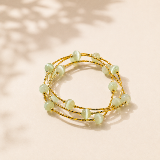 PULSERA BAILARINA VERDE