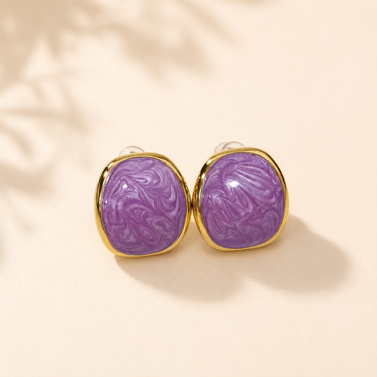 ARETES ESENCIA LILA