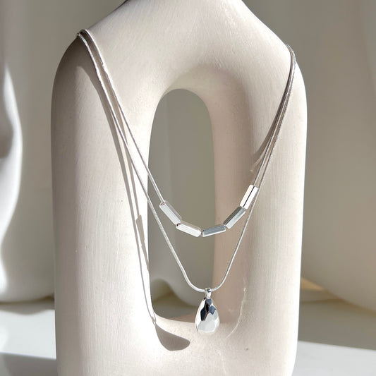 CADENAS DUO PLATEADA