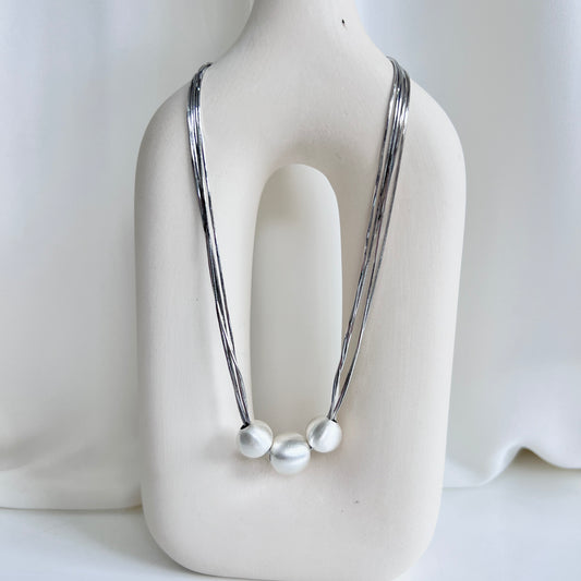 COLLAR TRES DESEOS PLATEADO