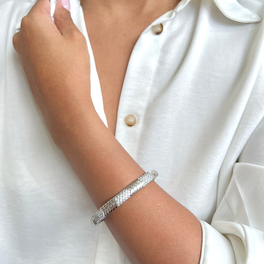 BRAZALETE BRILLO PLATEADO