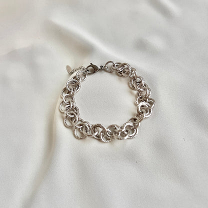 PULSERA PRECIOSA PLATEADA