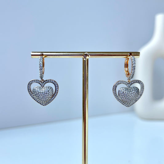 ARETES AURORA DEL CORAZÓN