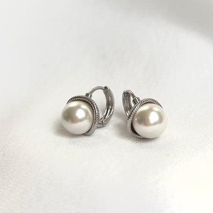 ARETES PERLA SOFIA PLATEADOS