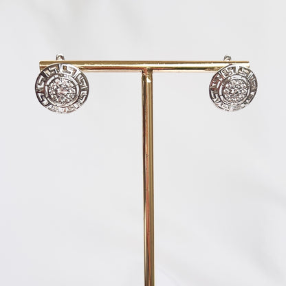 ARETES IMPERIO PLATEADO