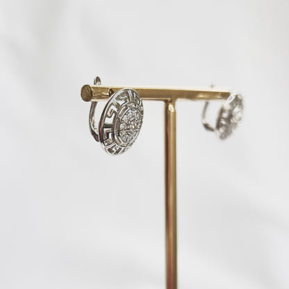 ARETES IMPERIO PLATEADO