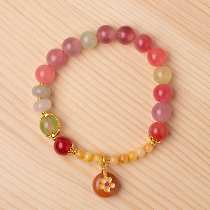 PULSERAS EN PIEDRA ARCOIRIS