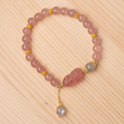 PULSERAS EN PIEDRA ARCOIRIS
