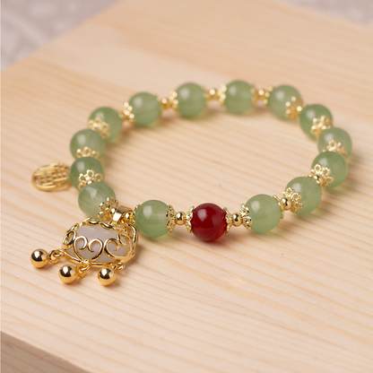 PULSERAS EN PIEDRA ARCOIRIS