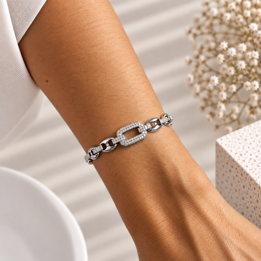 PULSERA NOVA PLATEADA