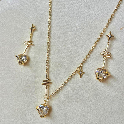 SET CRISTAL ABRAZO DE CORAZÓN