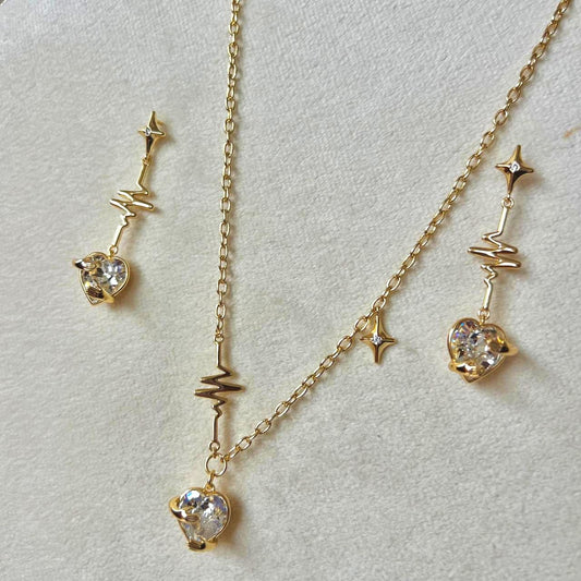 SET CRISTAL ABRAZO DE CORAZÓN